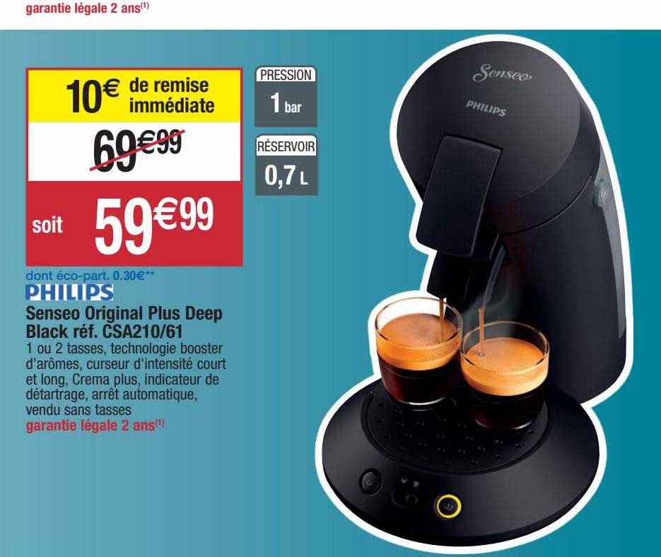 philips senseo original plus deep black