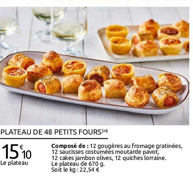 Plateau De 18 Petits Fours