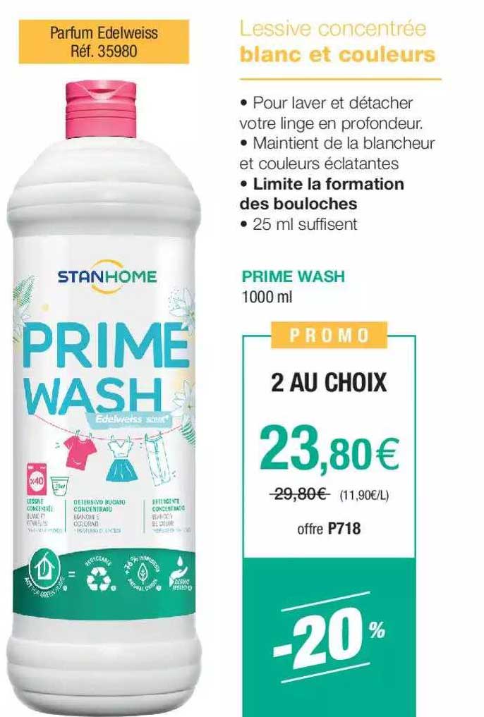 Prime Wash Stanhome