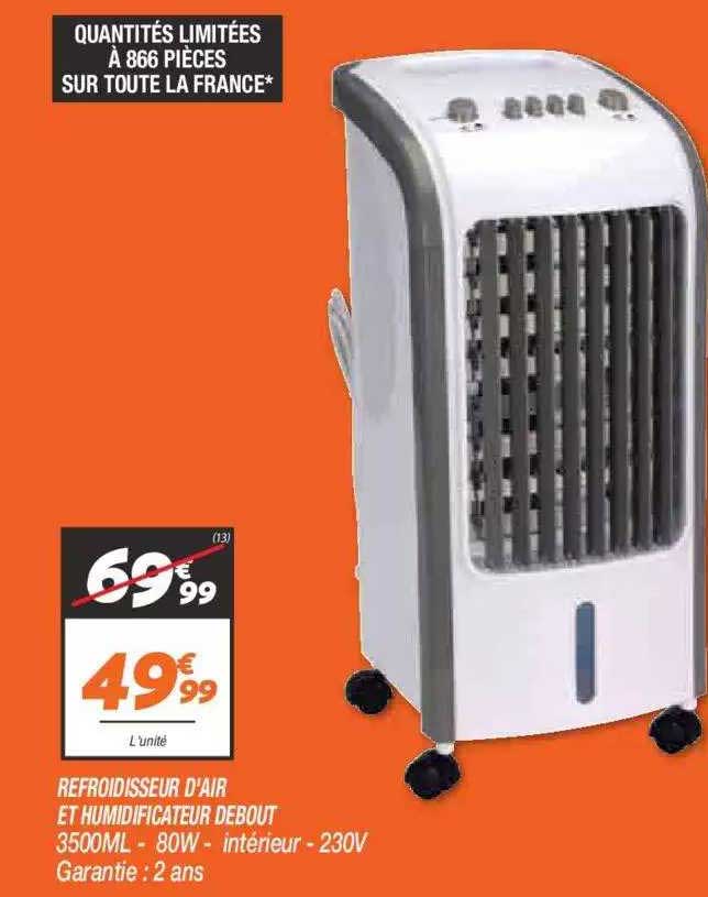 refroidisseur d'air et humidificateur debout
