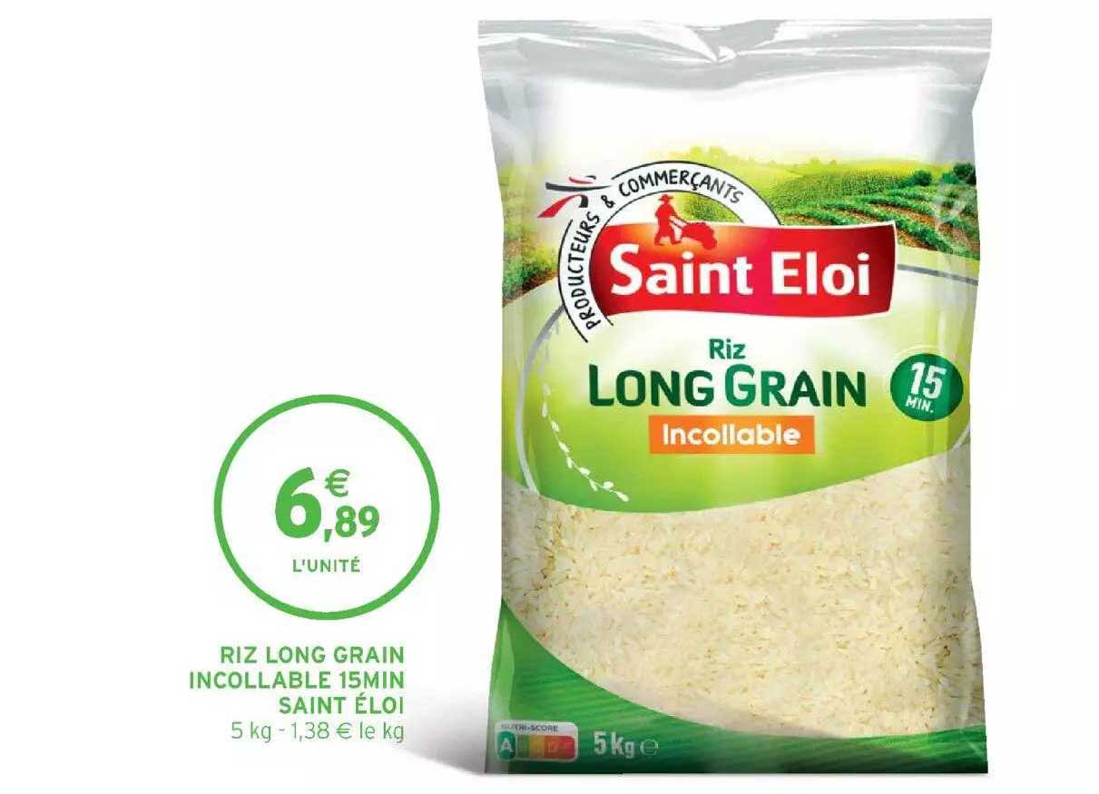 riz long grain incollable 15min saint éloi