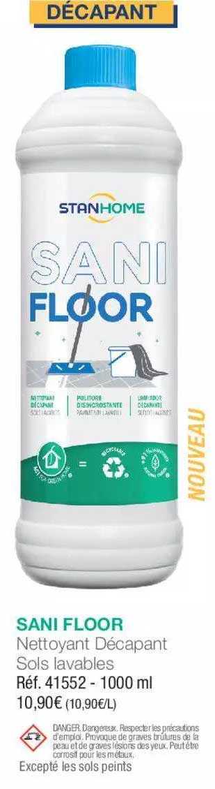sani floor stanhome