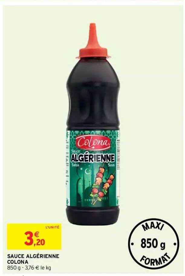 Sauce Algérienne Colona