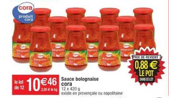 Sauce Bolognaise Cora