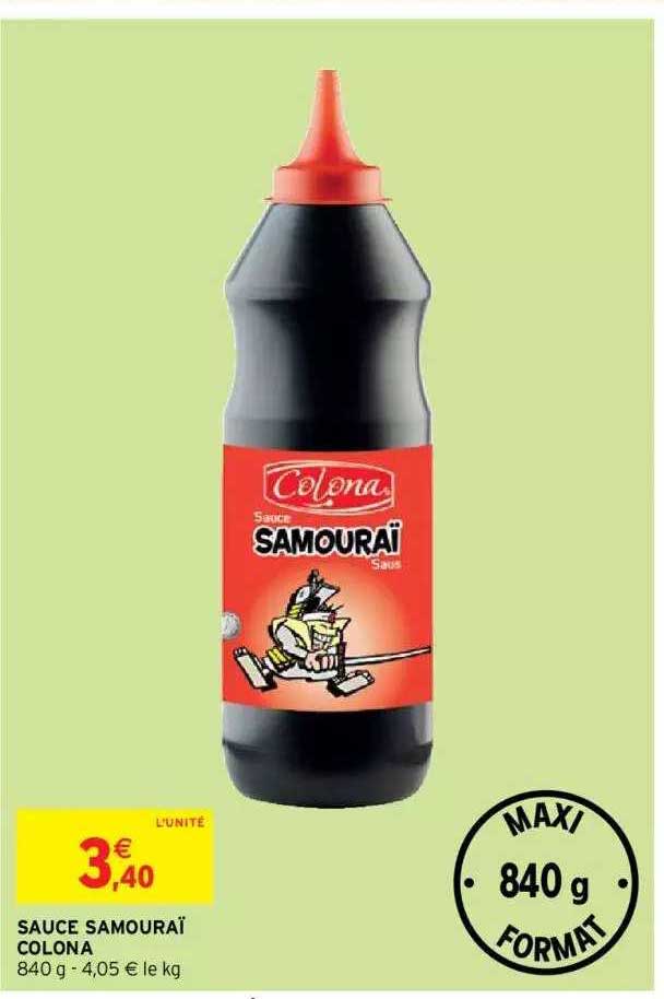 sauce samouraï colona