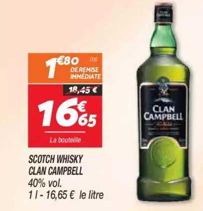 scotch whisky clan campbell