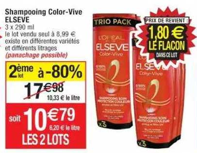 shampooing color-vive elsève