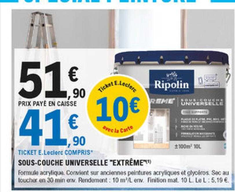 sous-couche universelle "extrême"