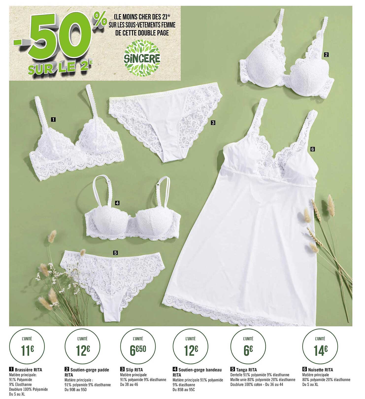 sous-vêtement femme sincère