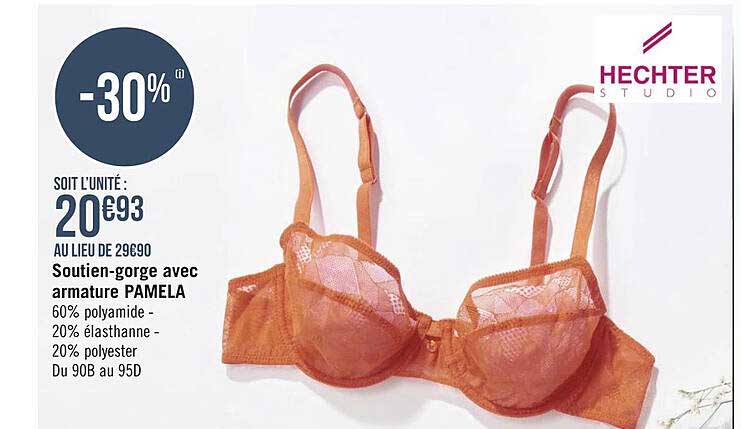 soutien-gorge avec armature pamela hechter