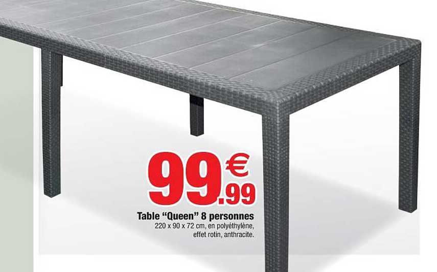 Table "queen" 8 Personnes