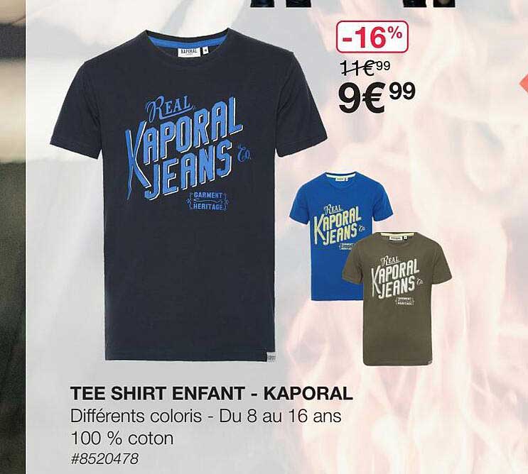 tee-shirt enfant - kaporal