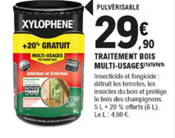 traitement bois multi-usages xylophène