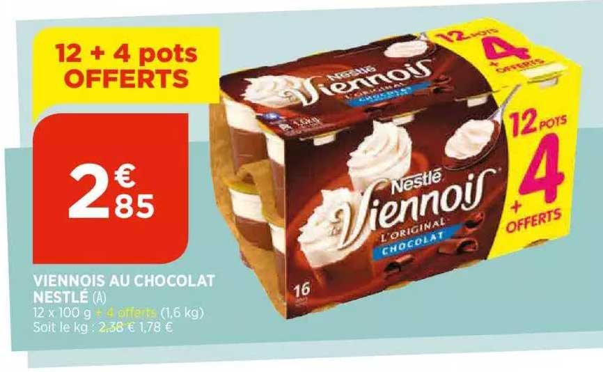 Viennois Au Chocolat Nestlé