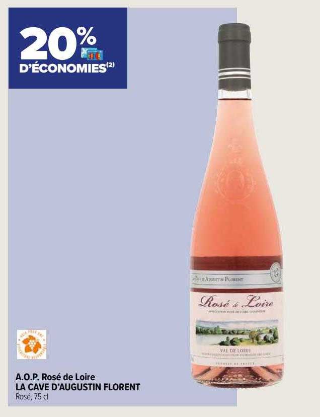 a.o.p. rosé de loire la cave d'augustin florent