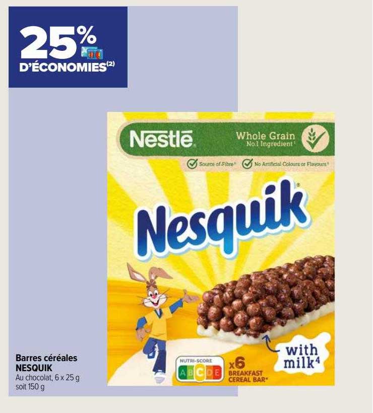 Barres Céréales Nesquik