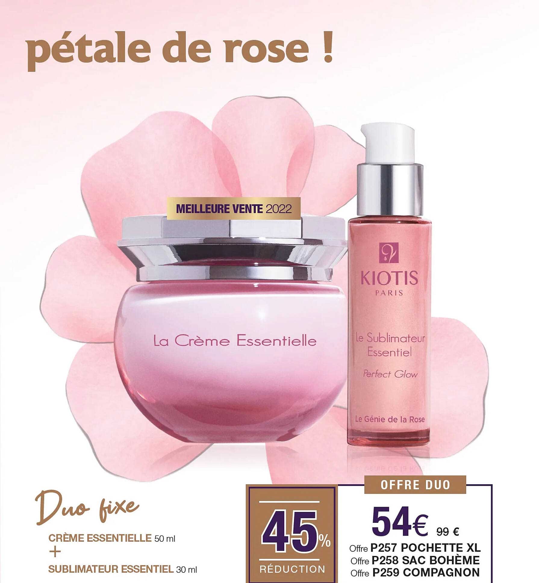 Crème Essentielle + Sublimateur Essentiel Kiotis