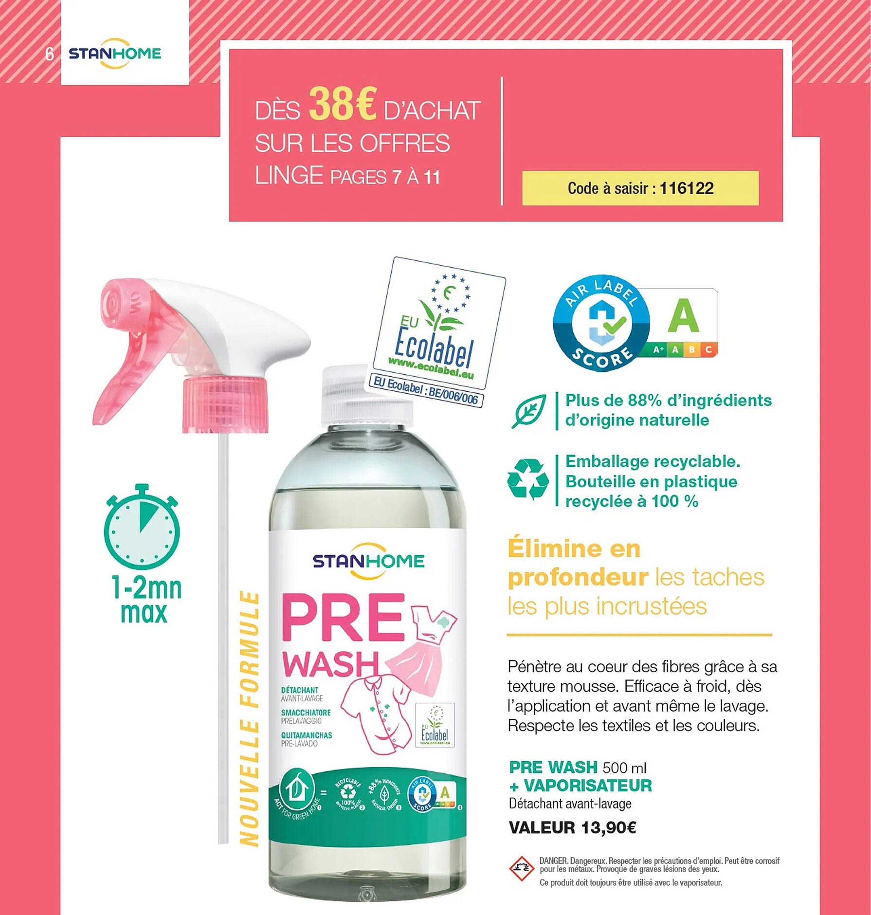 Pure Wash + Vaporisateur