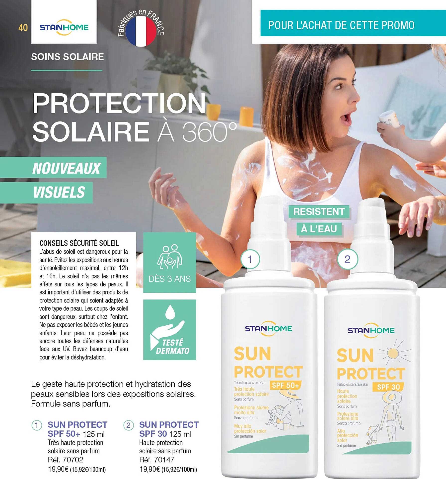 sun protect spf 50+, sun protect spf 30