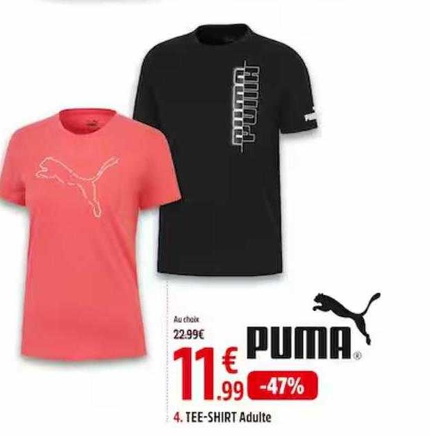 tee-shirt adulte puma