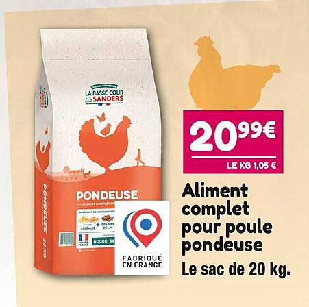 aliment complet pour poule pondeuse