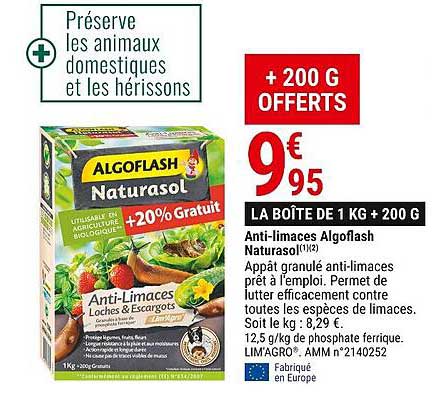 anti-limaces algoflash naturasol