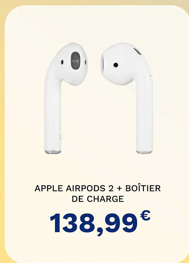 Apple Airpods 2 + Boîtier De Charge