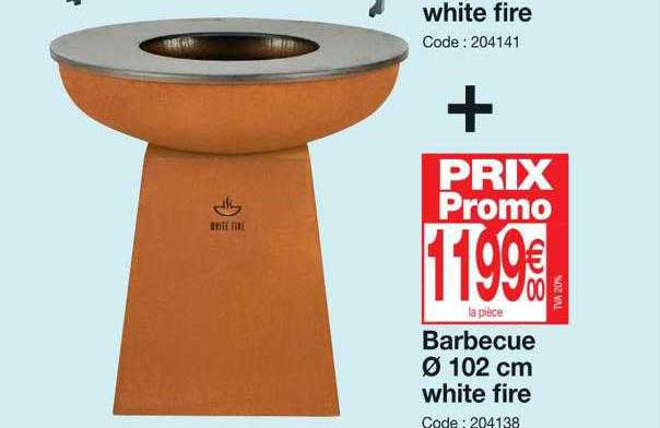 barbecue white fire