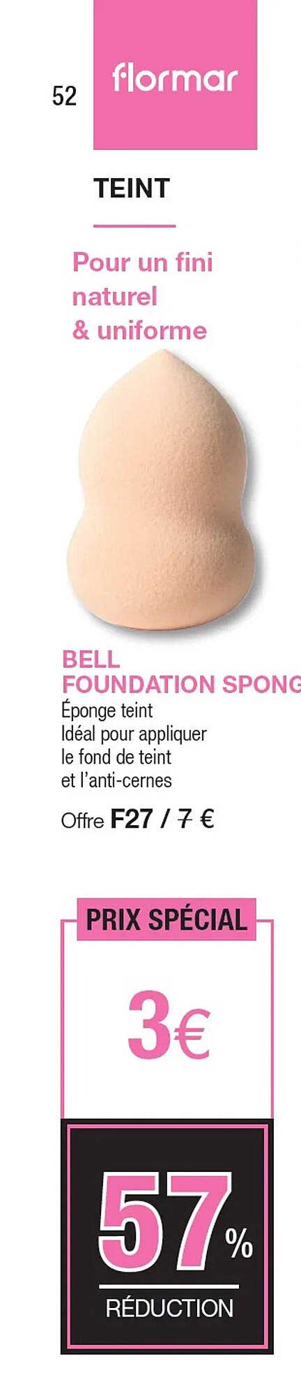 bell foundation sponge