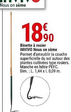 binette à rosier invivo nous on sème