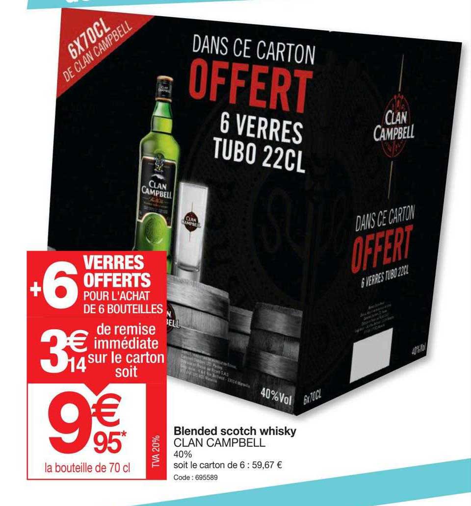 blended scotch whisky clan campbell