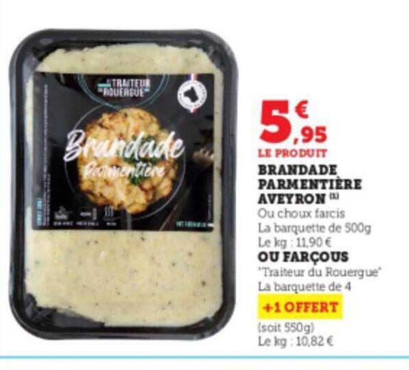 Brandade Parmentière Aveyron Ou Farçous