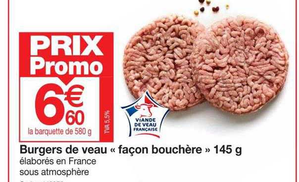 burgers de veau "façon bouchère"