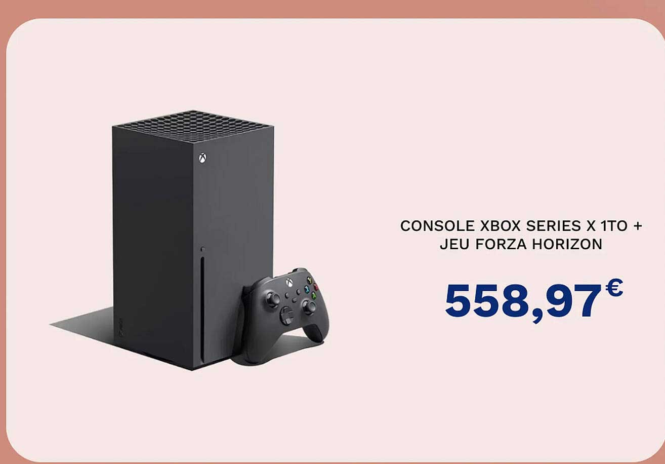 Console Xbox Séries X 1to + Jeu Forza Horizon