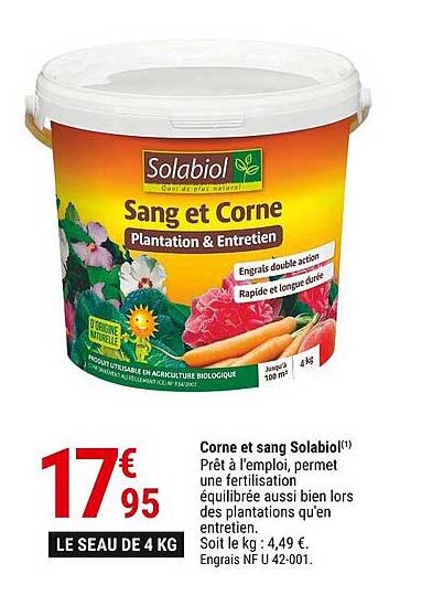 corne et sang solabiol