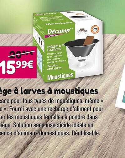 décamp piège à larves à moustiques