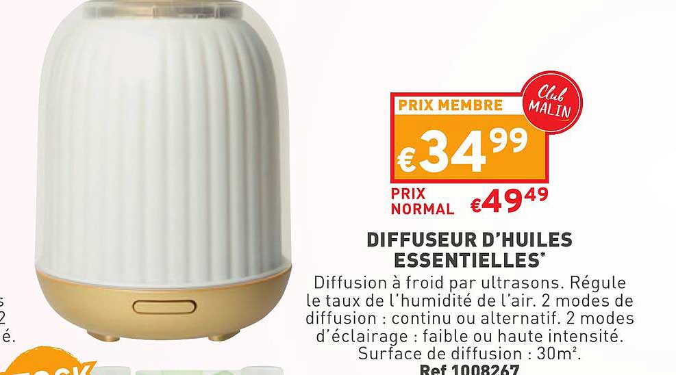 diffuseur d'huiles essentielles