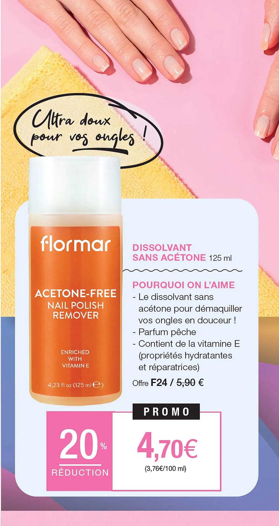 dissolvatn sans acétone flormar