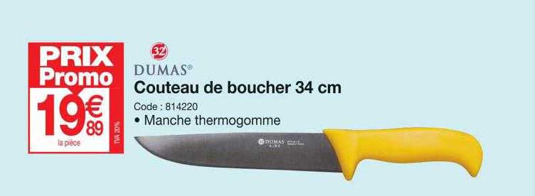 Dumas Couteau De Boucher 34 Cm