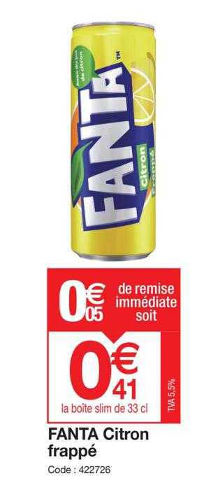 Fanta Citron Frappé