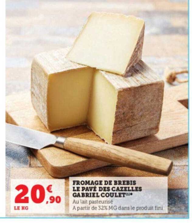 fromage de brebis le pavé des cazelles gabriel coulet