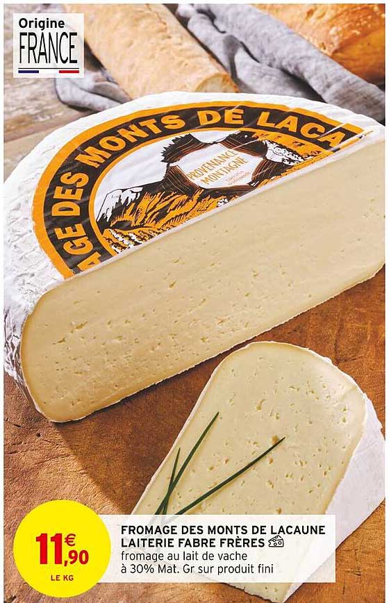 Fromage Des Monts De Lacaune Laiterie Fabre Frères