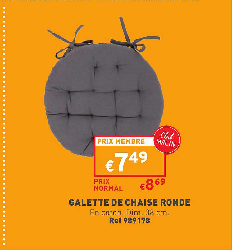 Galette De Chaise Ronde