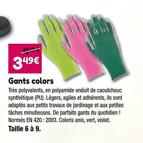 Gants Colors