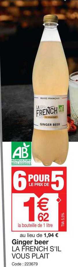 ginger beer la french s'il vous plait