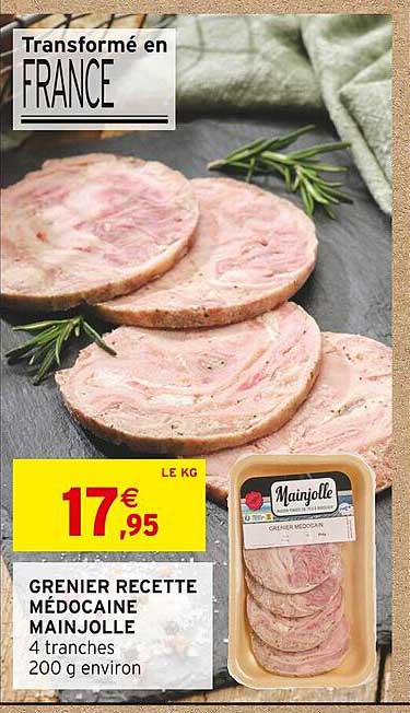 grenier recette médocaine mainjolle