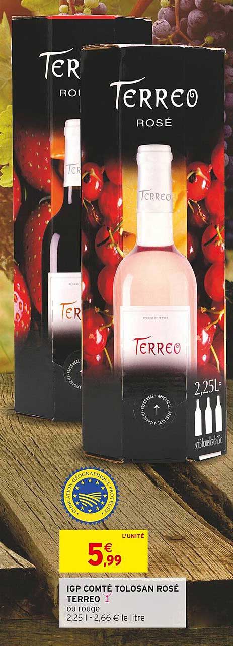 igp comté tolosan rosé terreo