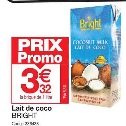 lait de coco bright