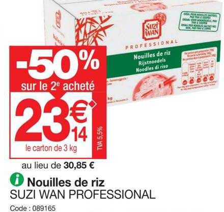 nouilles de riz suzi wan professional