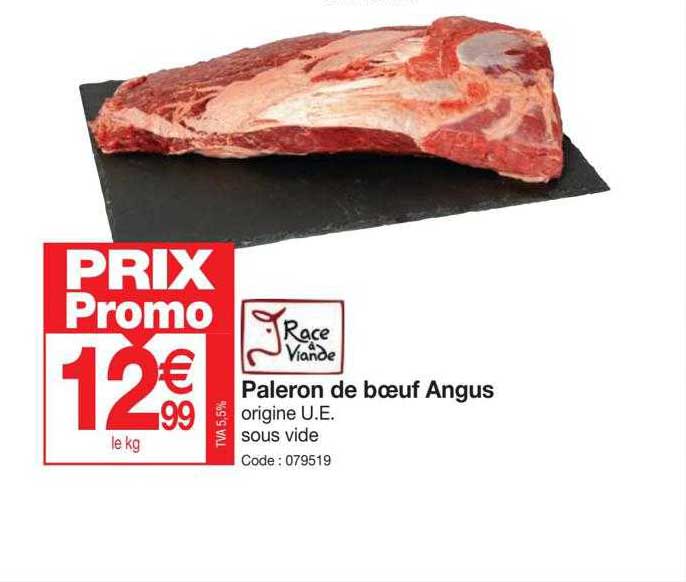 paleron de bœuf angus